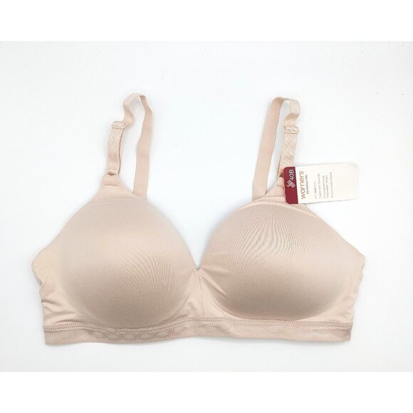 Warners Womens Blissful Benefits Wireless Lightly Lined Comfort Bra Size 40B NEW - Picture 1 of 4